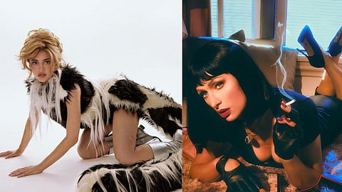 Kylie Jenner (L); Paris Hilton (R)