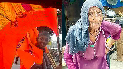 Two of the many photos showcased in the exhibition