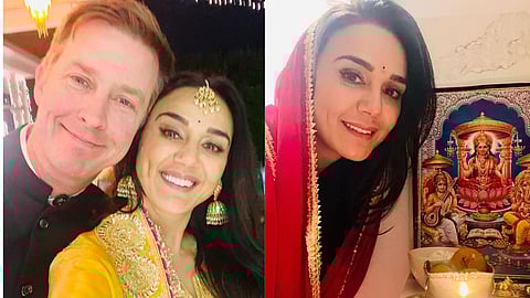 Gene Goodenough and Preity Zinta (L); Preity (R)
