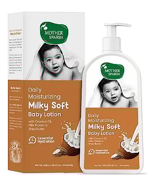 Mother Sparsh Milky Soft Daily Moisturizing Baby Lotion