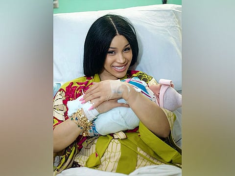 Cardi B shares video marking daughter's four-month birthday