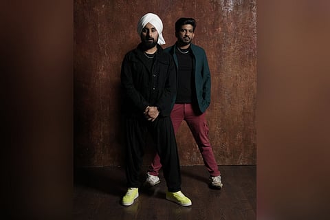 In frame: IP Singh and Rajarshi Sanyal of Faridkot 