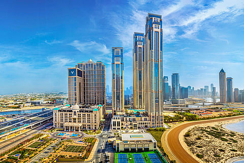 A view of Al Habtoor City Palace
