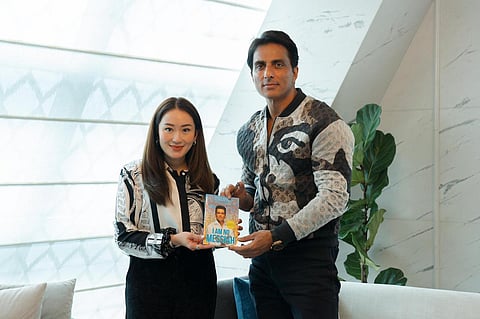 Sonu Sood with Thailand PM Paetongtarn Shinawatra