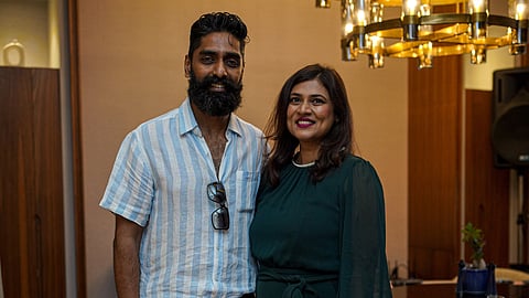 In frame: (L-R) Arvind Kumar Swapna Venkatesh