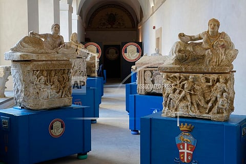 Italy recovers Etruscan artifacts worth $8.5 million bound for black market