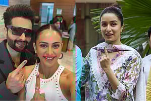 Ranbir Kapoor, Shraddha Kapoor, Rakul, Jackky cast their votes in Mumbai