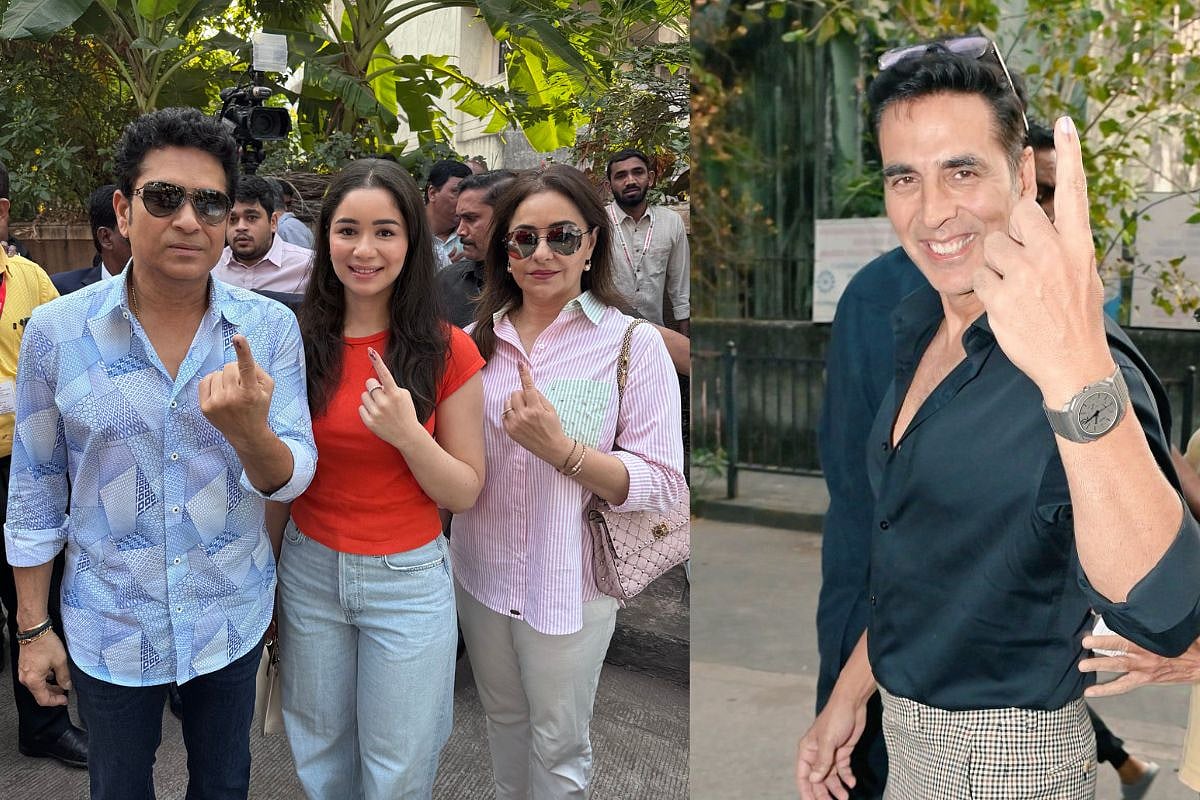 Sachin Tendulkar, Akshay Kumar among early voters in Maharashtra Assembly  Elections 2024