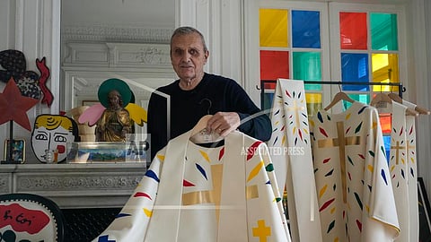 Fashion designer describes invitation to work on Notre Dame cathedral's reopening as 'a calling'