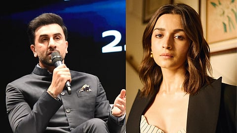 Ranbir Kapoor at IFFI 2024 (L); Alia Bhatt (R)
