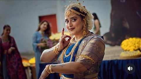In frame: Raja Kumari in the song 'Born Superstar'