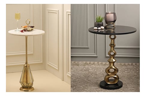 This collection of martini tables is a celebration of modern sophistication and timeless elegance