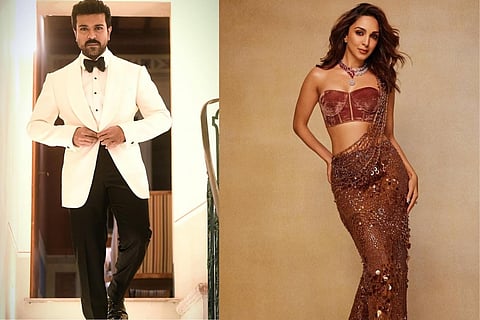Ram Charan (L), Kiara Advani