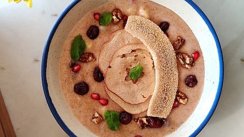 Warm Red Amaranth Porridge