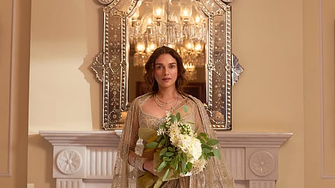 Aditi Rao Hydari wearing the collection, Lost in Time