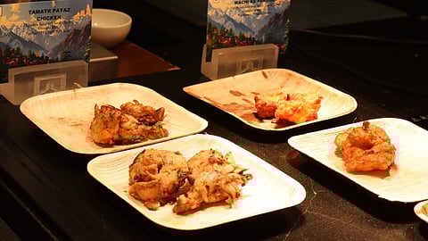 Food at Golconda Pavilion at ITC Kohenur 