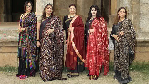 Artists Anki Bhutia, Manisha Gawade, Vimmi Indra, Sonaali Durga Chaudhri and Durga Kainthola