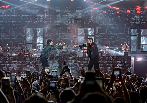 In frame: Hanumankind and Karan Aujla