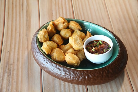 Gondhoraj tempura fried chicken