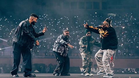 AP Dhillon, Honey Singh and Jazzy 