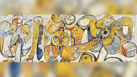 Avinash Chandra's works on show at the exhibition