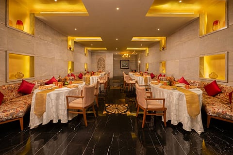 Interiors of the restaurant 