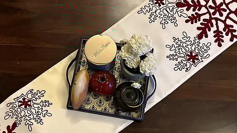 Table runners from the Frost Collection