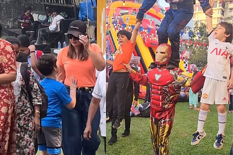 Saif Ali Khan, Saba Pataudi and Kareena Kapoor 