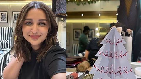 Christmas magic on film set: Parineeti Chopra shares festive moments on social media