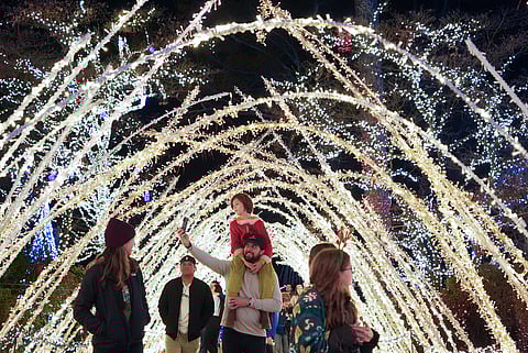 Elaborate holiday light displays are making spirits bright in a big way
