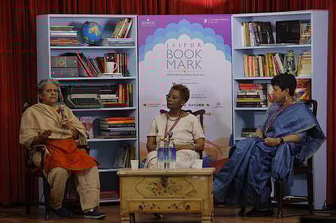 (L-R) Gitaramaswamy, Rosemarie Hudson and Ruchira Das