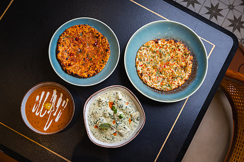 Dishes from the menu