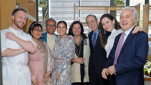 Shailja Devi, Ashish Saraf, Aisha Saraf Kothari, Michela Panero, Ambassador of Italy, Ambassabor of Spain