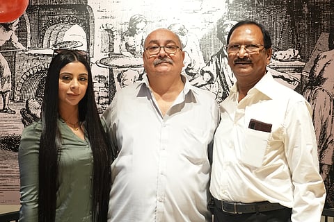 Delzin Irani, Keki Irani and Philip Thomas