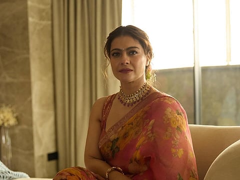 Kajol aces the sari game like none other in a floral pick