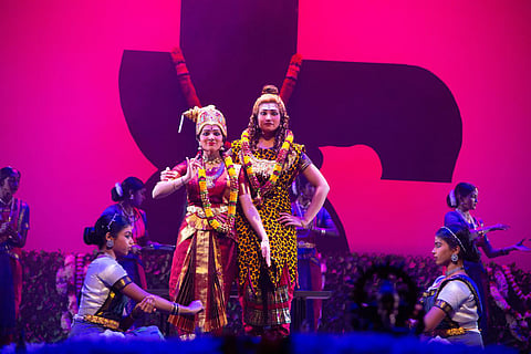 A scene from Shiva Leelai 