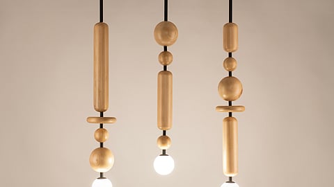 The Dash & Dot collection of lights exudes a playful vibe with basic forms