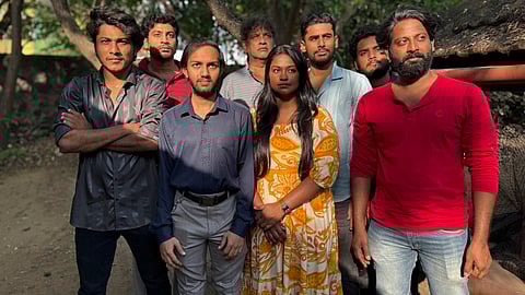 The cast of Hey, Hero!