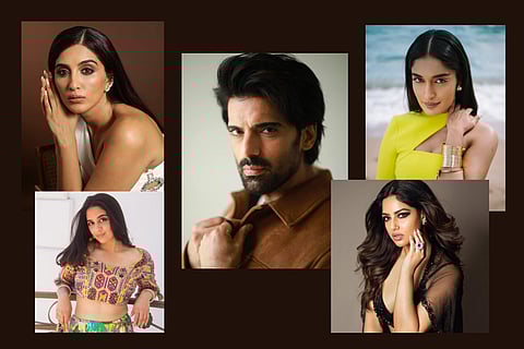 Clockwise L-R: Nimrit Kaur Ahluwalia, Mohit Malik, Niharika NM, Harnaaz Sandhu and Imanvi Esmail