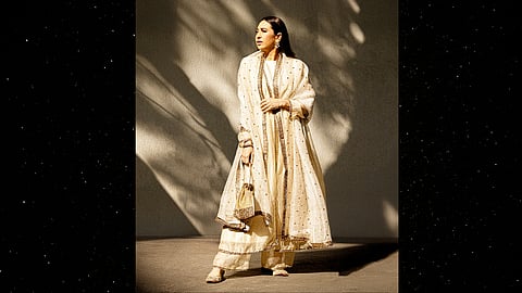 Karisma Kapoor stuns in Raw Mango for Raj Kapoor’s Centenary Celebration