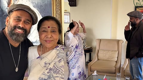 Bosco Martis and Asha Bhosle 