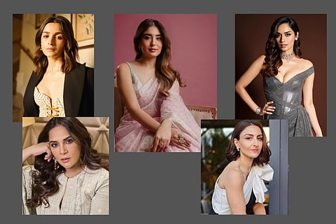 Clockwise L-R: Alia Bhatt, Kritika Kamra, Manushi Chhillar, Soha Ali Khan and Richa Chadha