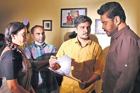 A still from the film 'Vallan'