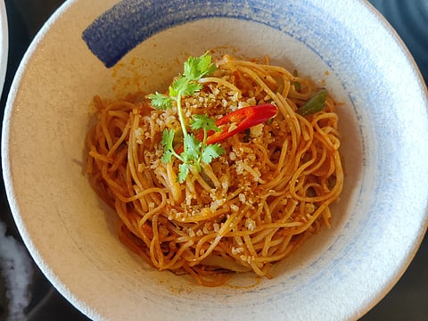 Chili garlic noodles