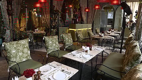 Café Fleur’s European-inspired interior