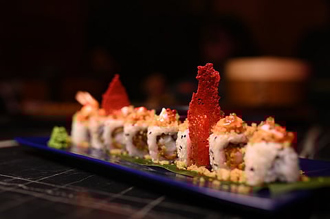 Non-veg sushi platter