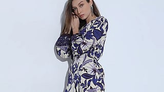 Purple printed co-ord