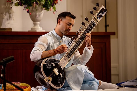 Rishab Rikhiram Sharma leads groundbreaking 10-city sitar tour for mental wellness