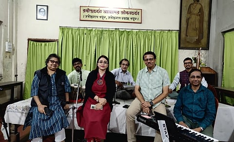 A still from the rehearsals