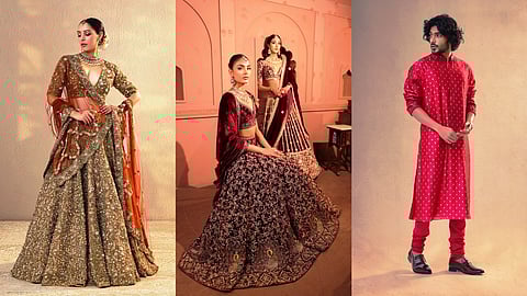 Laal-e-Dastaan and Dastaan-e-Makhmal from this popular label celebrate elements dear to Indian fashion!